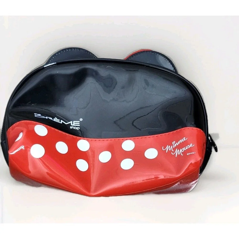 Minnie Mouse Cosmetic Bag The Creme Shop Makeup Travel Pouch